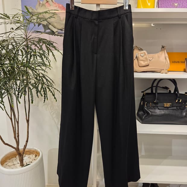 시스템 캐시미어 울 블랜드 슬렉스