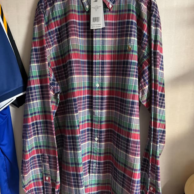 폴로 셔츠 멀티체크 xxl