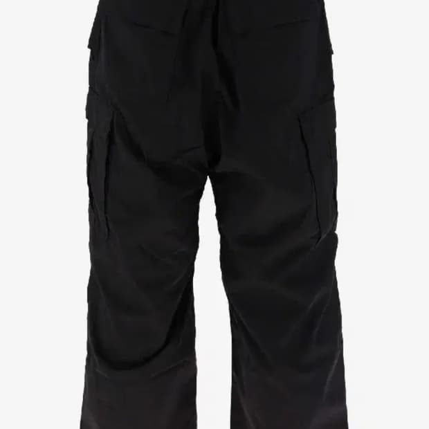 [S] 23FW 준야 와타나베 블랙 헤비 카고 나일론 팬츠