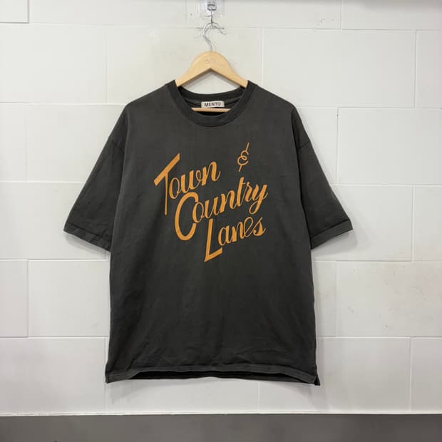 MENTO 레터링 반팔티