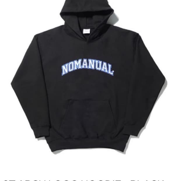 노매뉴얼 아치로고 후드티 M