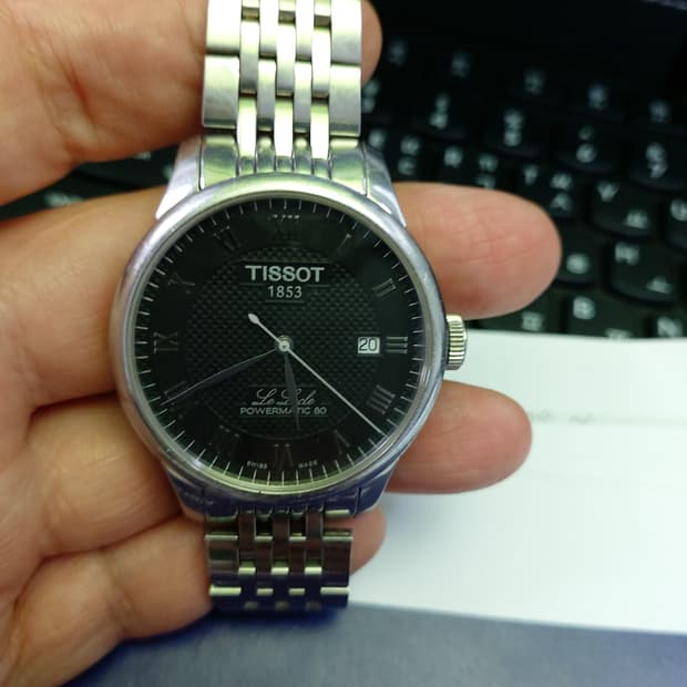티쏘 르 로끌 파워매틱 80 메탈 시계 