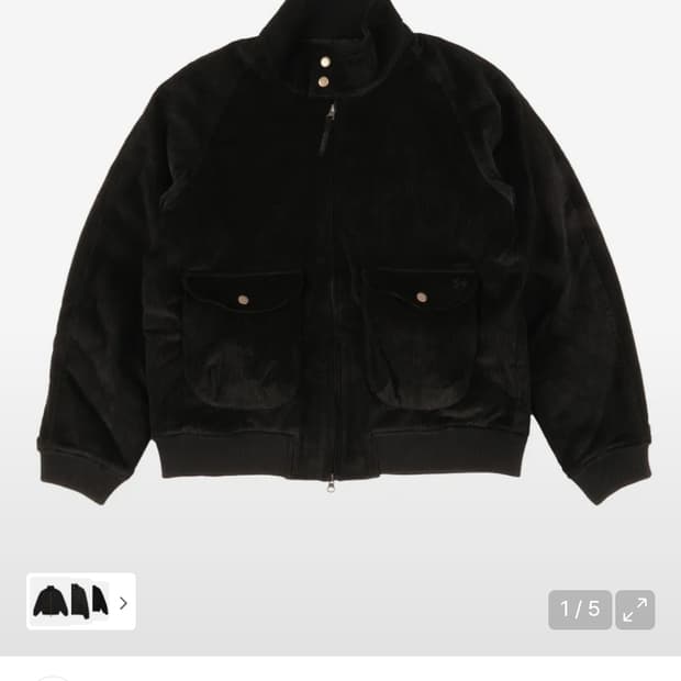 이알티알 Frontier Corduroy Harrington Jacket