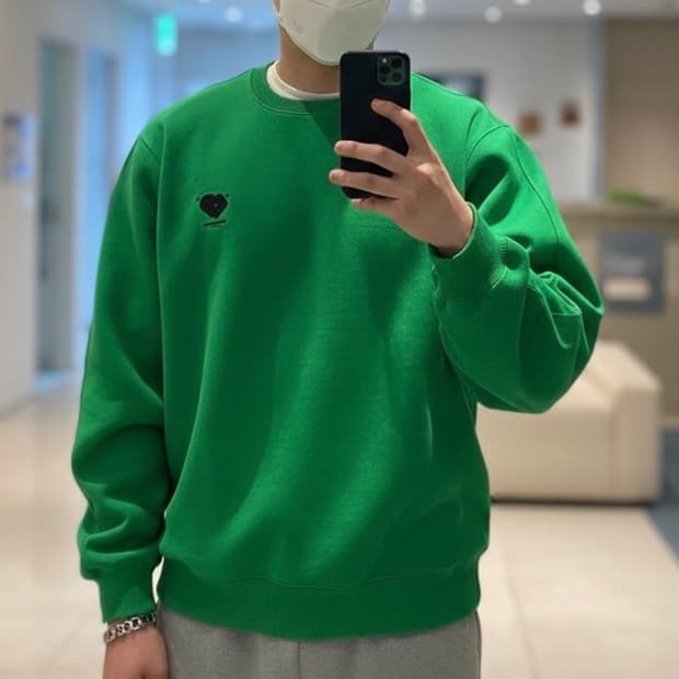 [A2] 아더에러 트윈하트로고 맨투맨