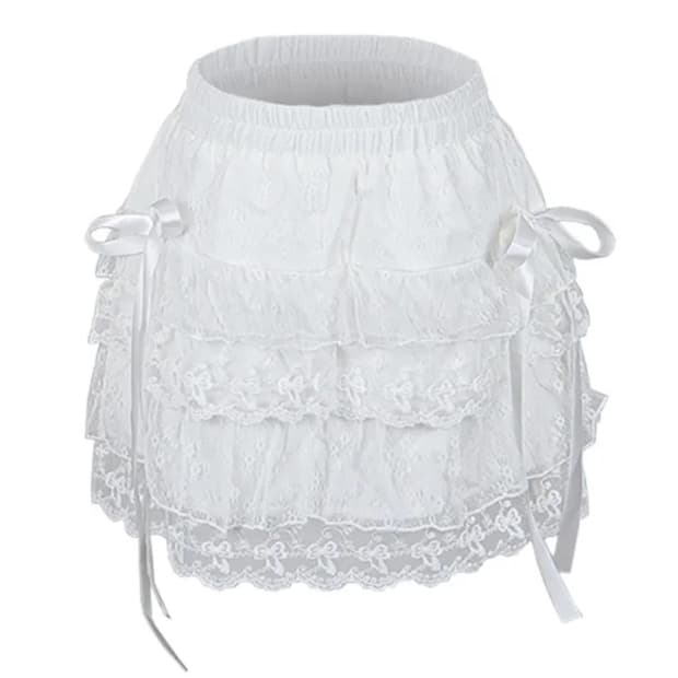히메갸루 레이스 스커트