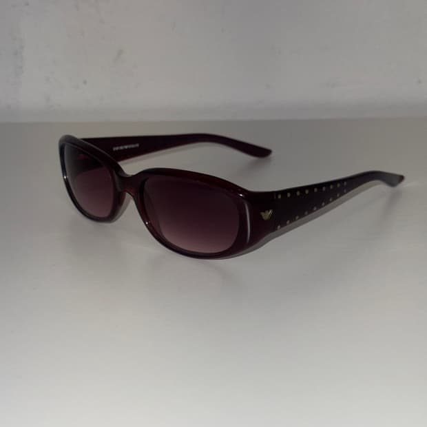 Emporio armani 엠포리오 아르마니 버건디 선글라스