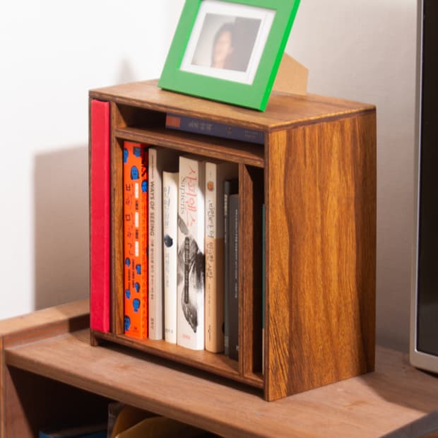 베드룸 미니 책꽂이 핸드메이드