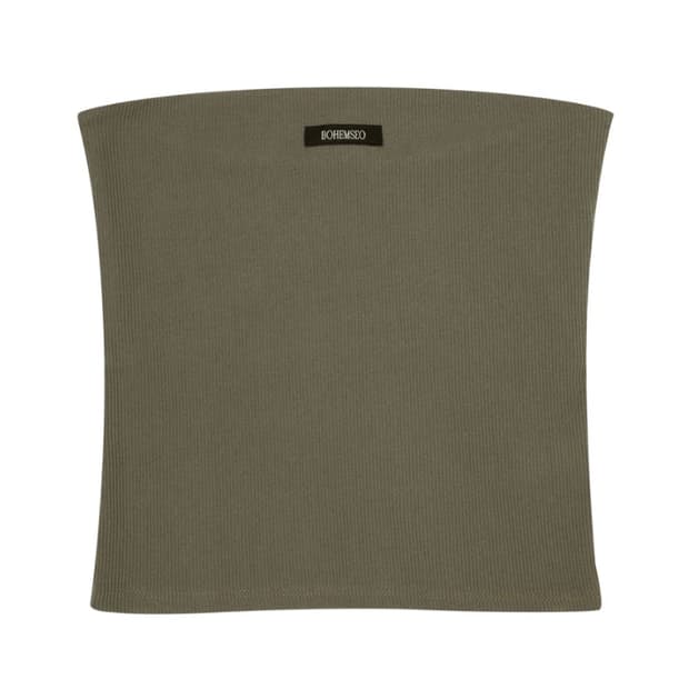 보헤미안서울 베이직 튜브탑 카키