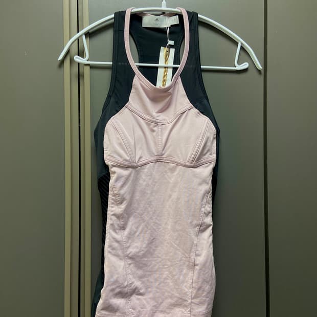 아디다스 스텔라맥카트니 빈티지 슬리브리스 M