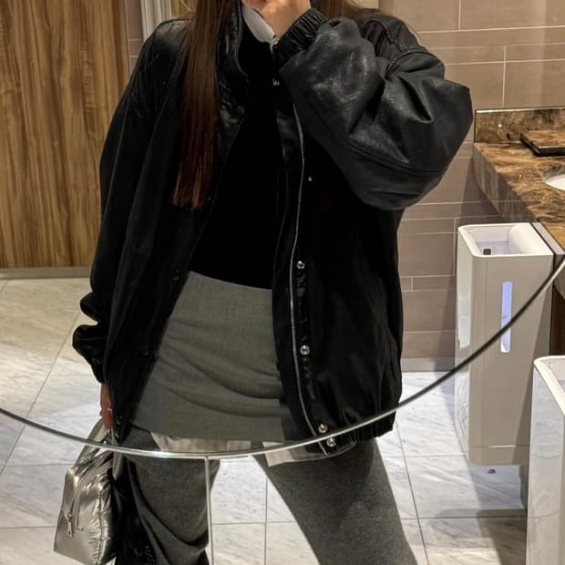 캐롤쇼페 레더 자켓 판매 / Daddy Leather Jacket