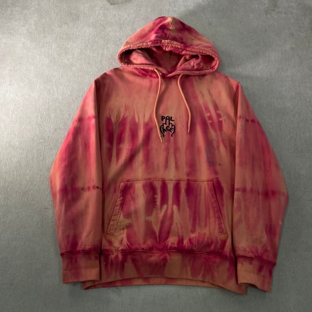 100 팔라스 핑거 업 타이다이 후드티