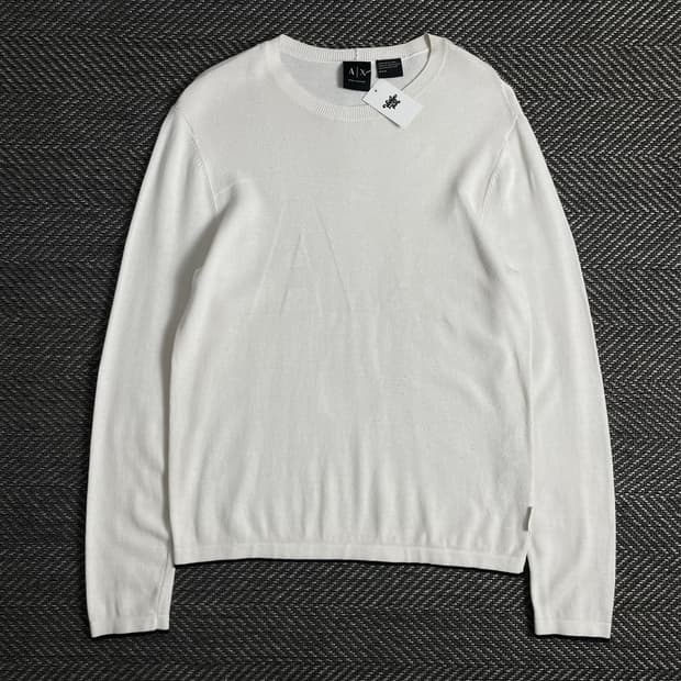 아르마니 빅로고 아카이브 미니멀 니트o 2895