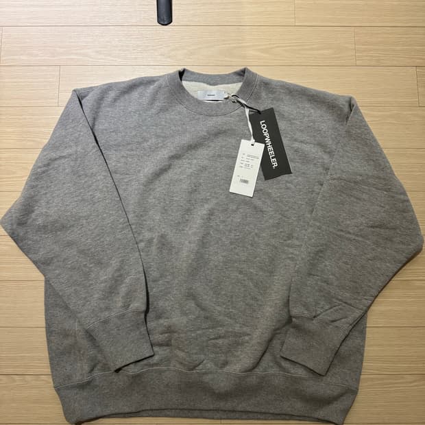 Graphpaper x Loopwheeler 콜라보 스웻 셔츠