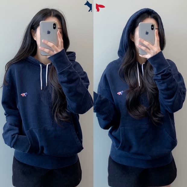 메종키츠네 후드티 