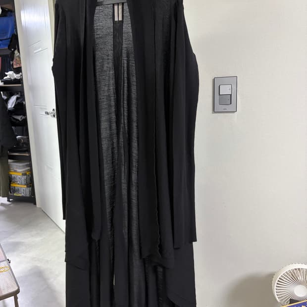 릭오웬스 롱가디건 (울)