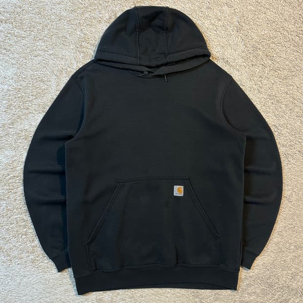 칼하트 CARHARTT 미드웨이트 오리지널핏 기모 후드티 블랙