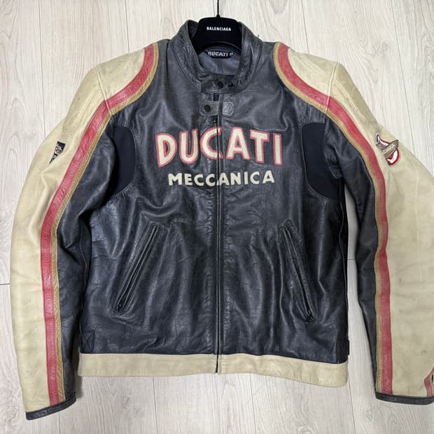 Ducati Meccanica Leather Jacket 빈티지
