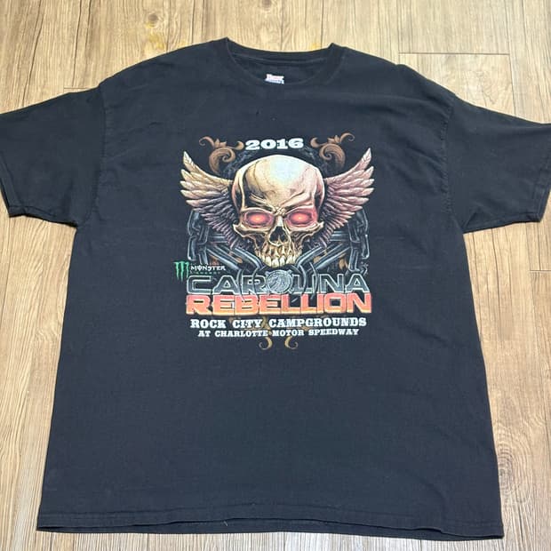 2016 Carolina Rebellion 락페 티셔츠