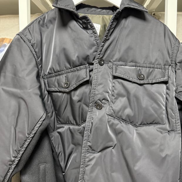 사카이 스포츠 믹스 패디드 셔츠