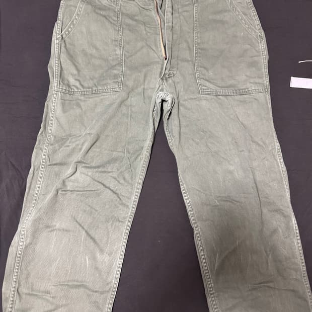 80s usa 퍼티크 팬츠 카키 36 빈티지 
