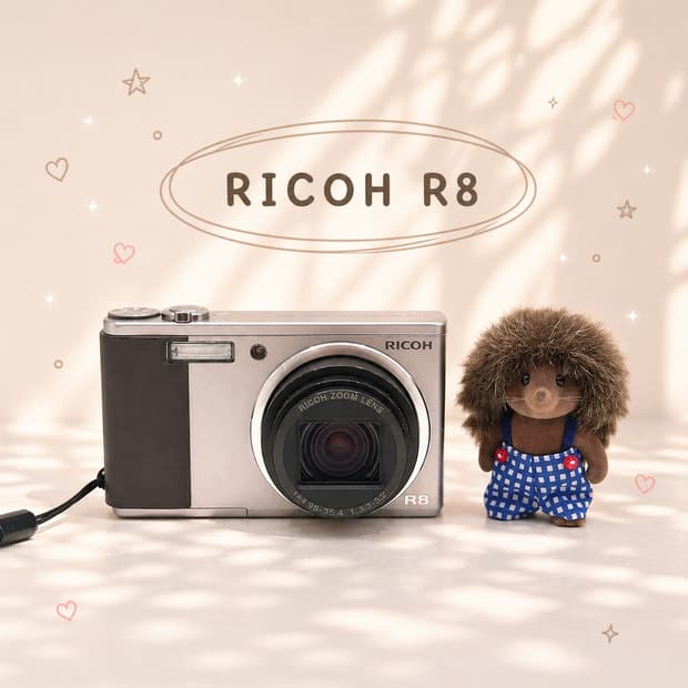 📷장원영 픽💫 리코 R8 실버 🤍🩶