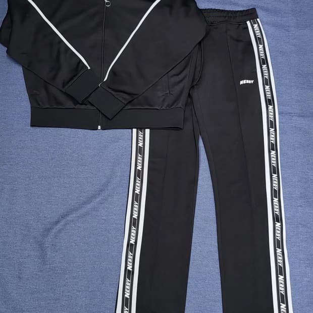 널디 블랙 트랙 셋업 M