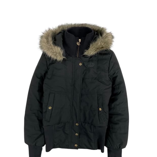 아디다스 퍼 패딩 (s)