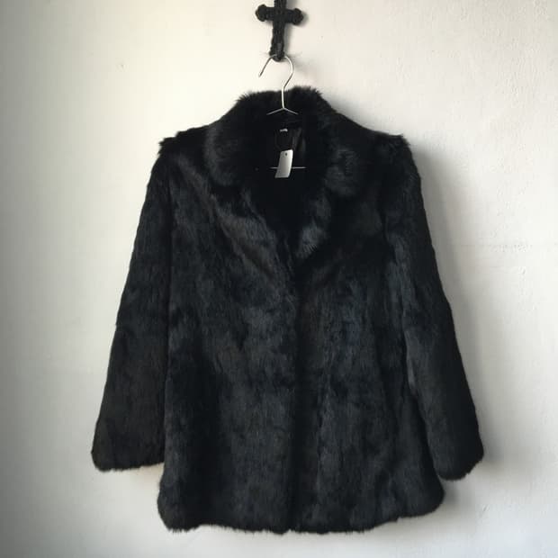 Rabbit fur jacket