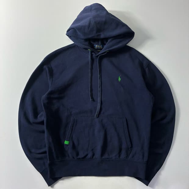Polo  폴로 랄프로렌 자수 코튼 네이비 후드티 