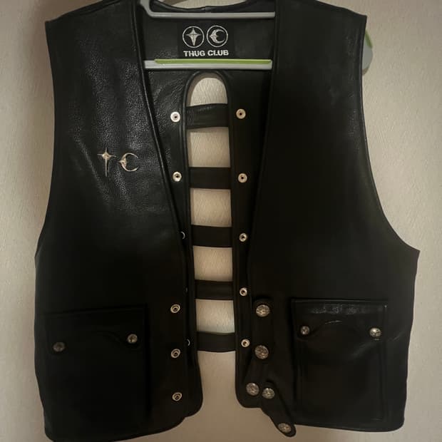 떠그클럽 레더조끼 3사 | Goat Skin Leather Vest