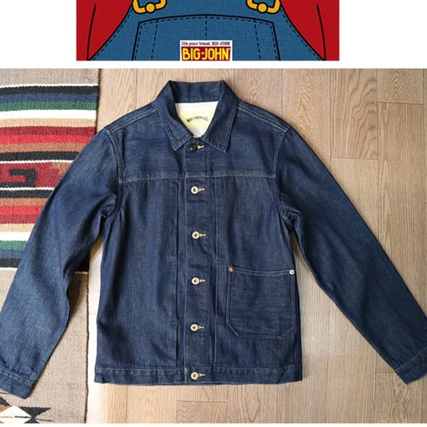 
일본판 BIG JOHN 빅존 월드워커스 헤리티지 데님자켓
 30s 스탈