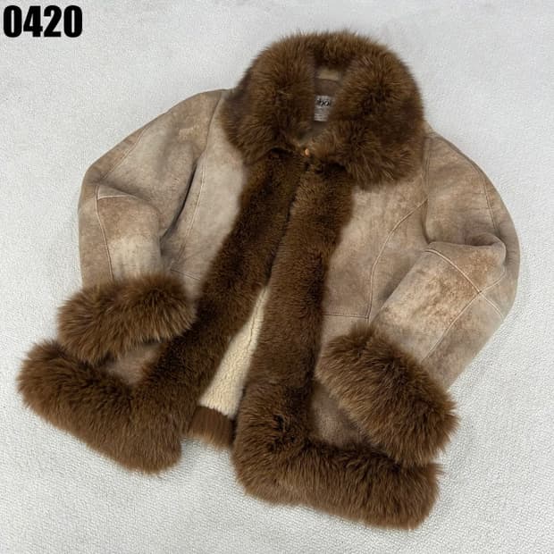 빈티지 무스탕 퍼 코트 77