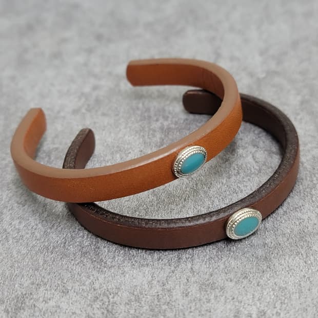 vintage leather bracelet