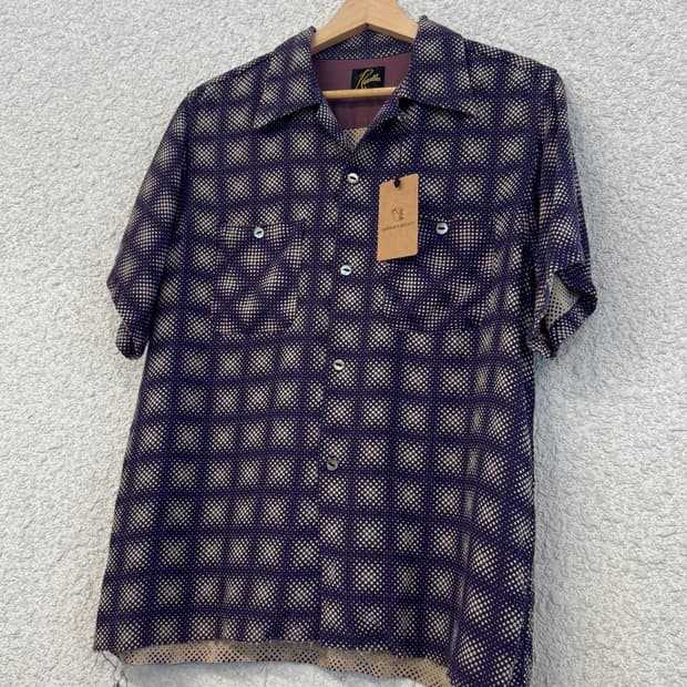 니들스 클래식 오픈카라 셔츠