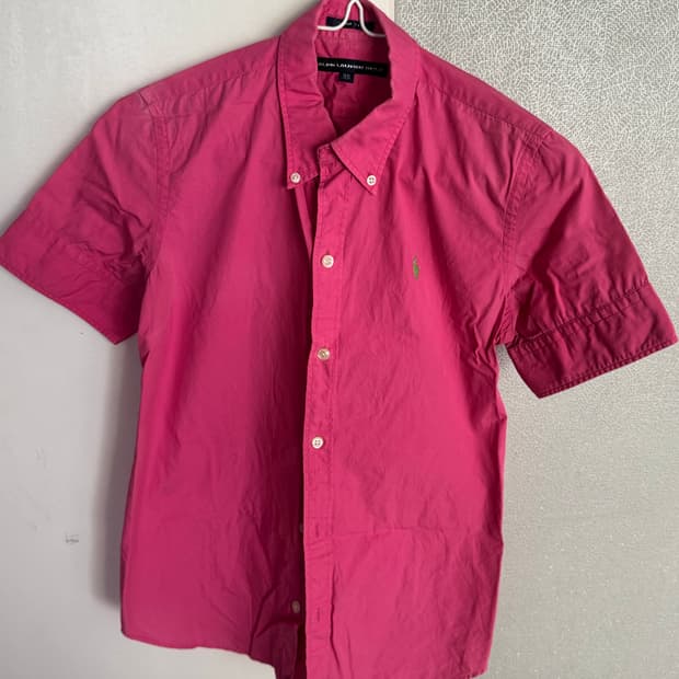 폴로 랄프 로렌 핑크 분홍 반팔 셔츠