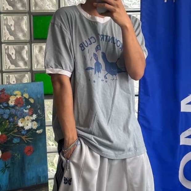 컨트리 클럽 링거 티 kountry ringer tee