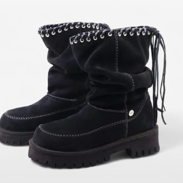 여밈x야세 pigtail 부츠 블랙