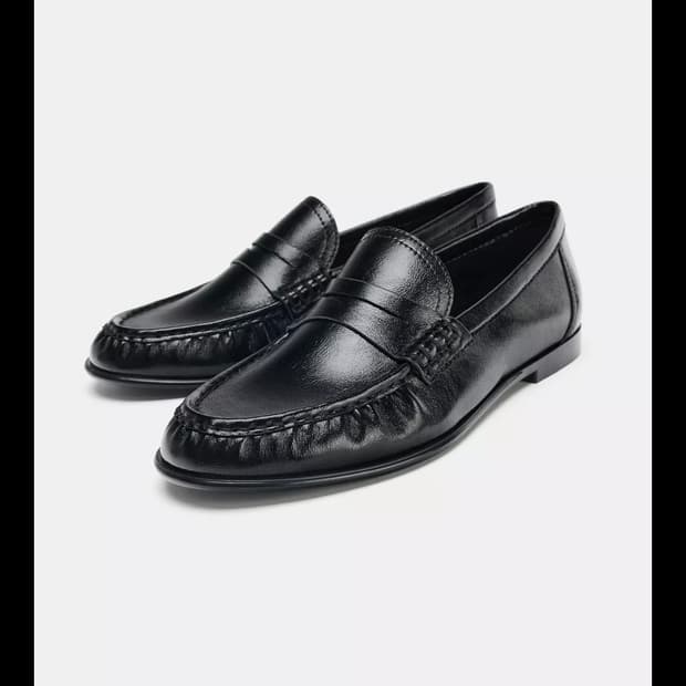 ZARA 자라 소프트 셔링 로퍼 230