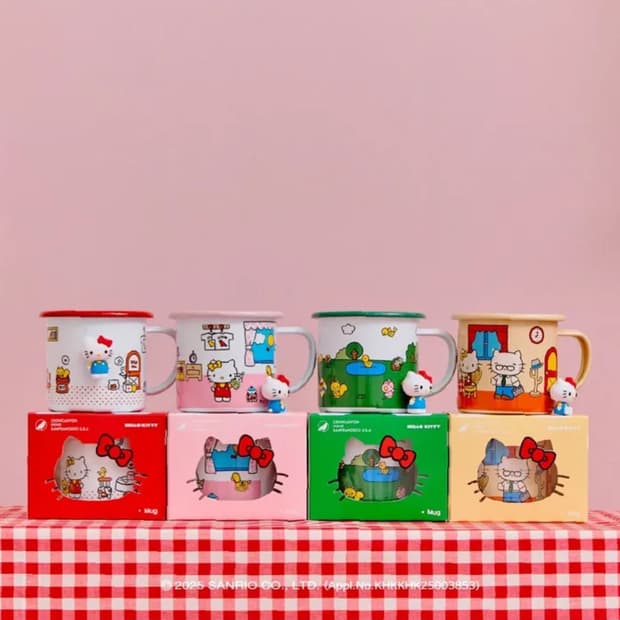 헬로키티 크로우캐년 머그컵 (새상품)