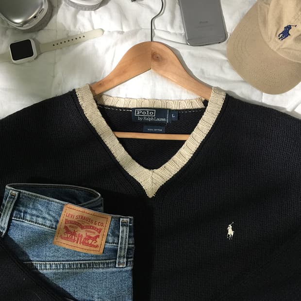 (MAN) 폴로랄프로렌 니트 스웨터 XXL