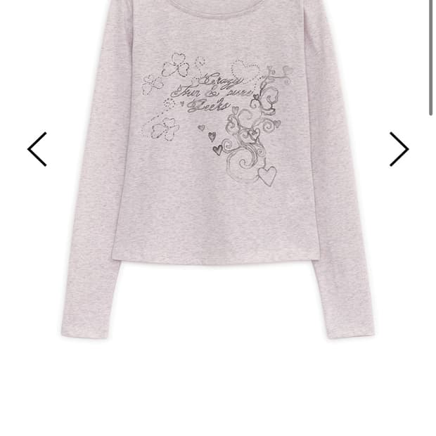 Mellow printed long sleeve T 롱슬리브