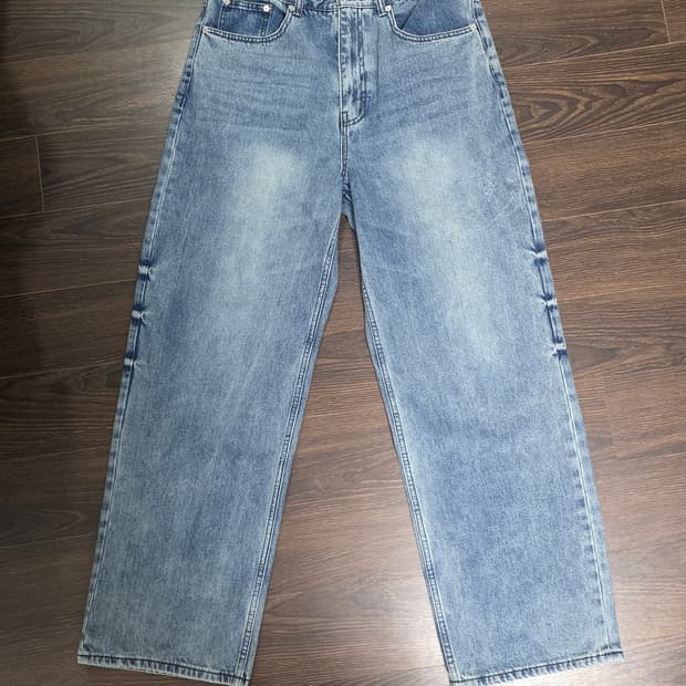 세터 크리즈 와이드 데님팬츠 M