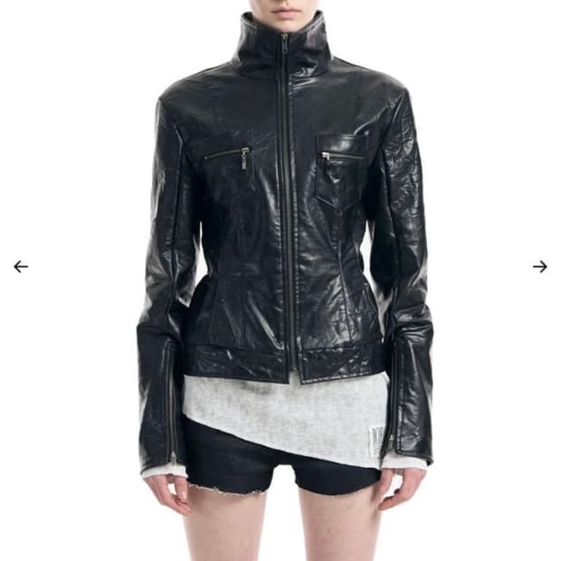 보헤미안서울 레더자켓 링클 피티드 WRINKLE LEATHER 