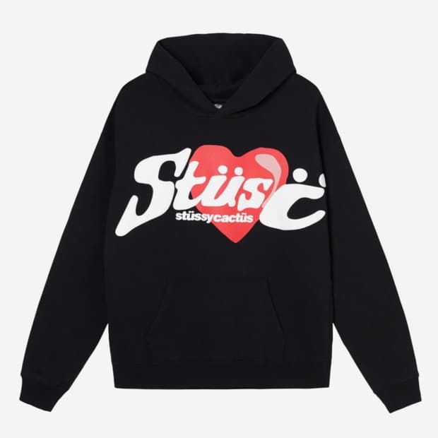 (L) 스투시xCPFM 하트 후드 