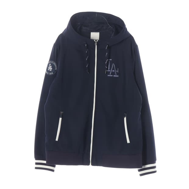 MLB LA 다저스 자수 로고 소프트쉘 후드 집업 2XL