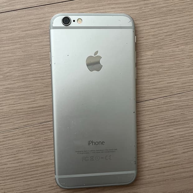 아이폰6 실버 16기가 배터리100