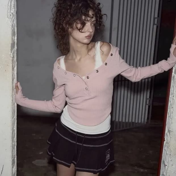 플리즈노팔로우 버니탑 핑크 ver1