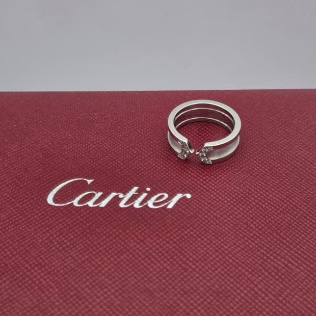 까르띠에 18k 2C 다이아몬드 링