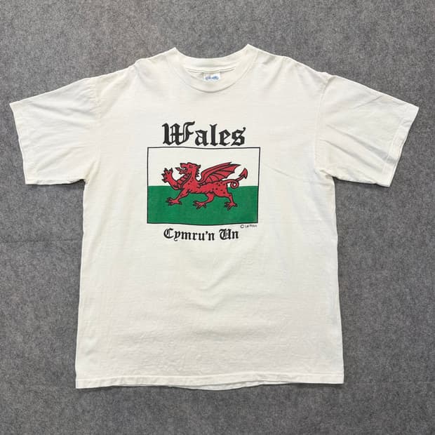 90s Vintage Wales Single Stitch Tshirt