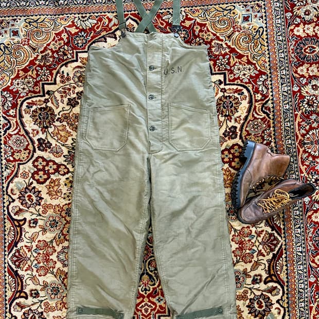 40s WWII USN N-1 덱 오버롤 - M